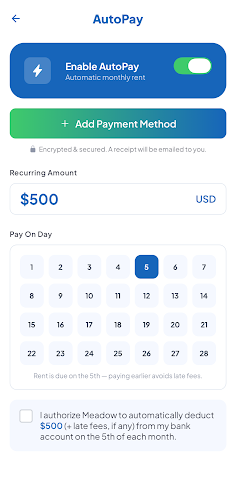 Auto pay